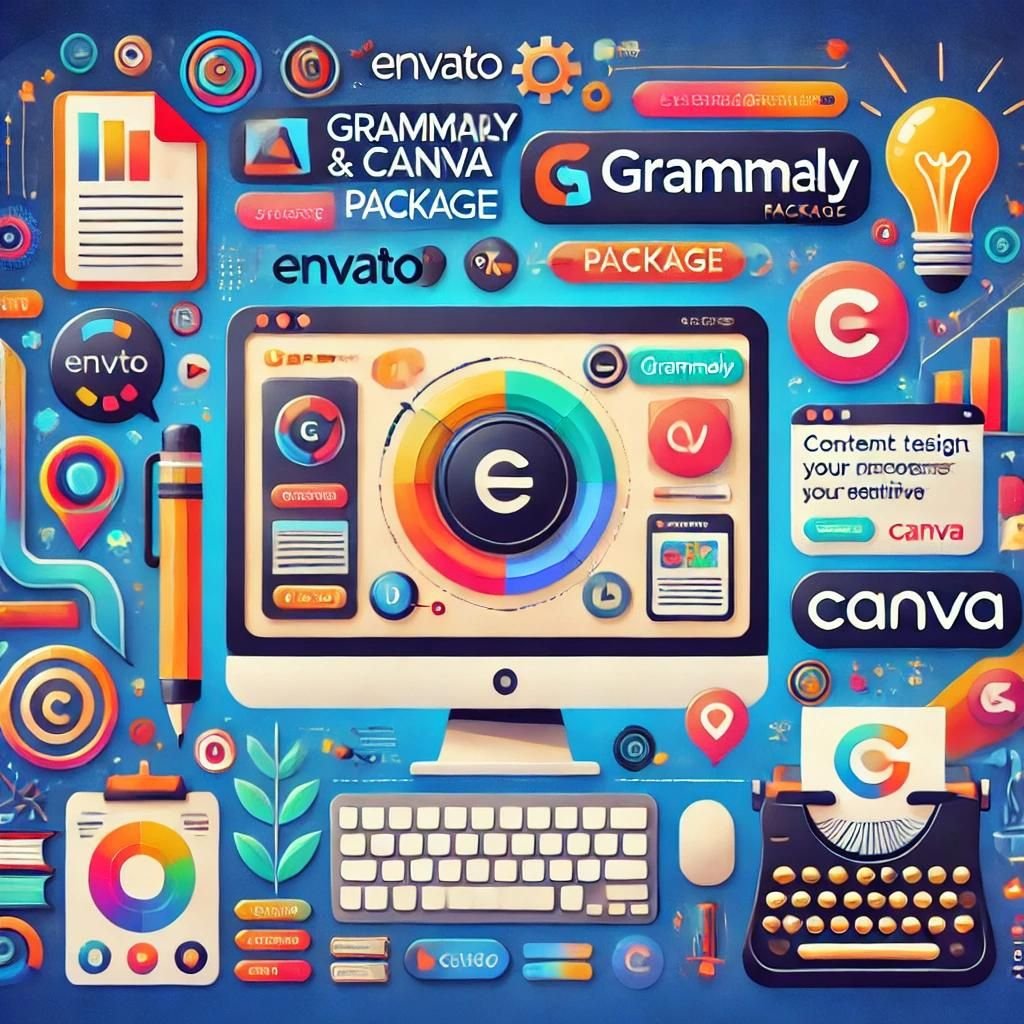 envato grammarly canva package