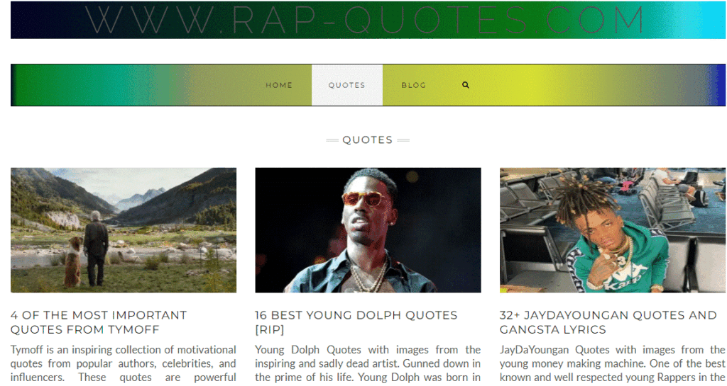 rap-quotes.com blog archives